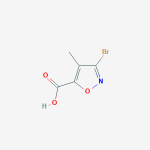 molecular formula C5H4BrNO3 B2956344 3-Bromo-4-methyl-1,2-oxazole-5-carboxylic acid CAS No. 1357469-89-6