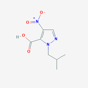 1-isobutyl-4-nitro-1H-pyrazole-5-carboxylic acid