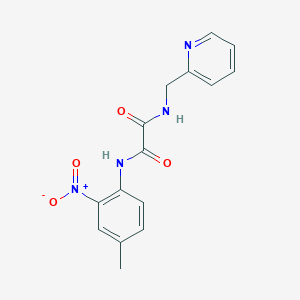 N1-(4-methyl-2-nitrophenyl)-N2-(pyridin-2-ylmethyl)oxalamide