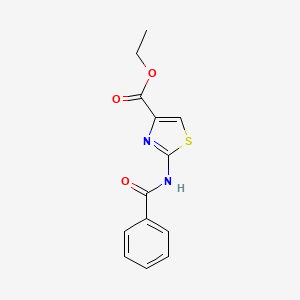 molecular formula C13H12N2O3S B2956428 Ethyl 2-benzamido-1,3-thiazole-4-carboxylate CAS No. 126612-88-2