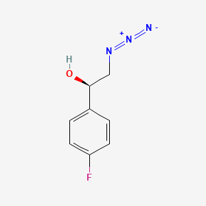 (1R)-2-azido-1-(4-fluorophenyl)ethan-1-ol