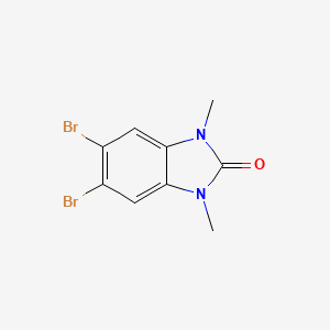 5,6-dibromo-1,3-dimethyl-1,3-dihydro-2H-benzimidazol-2-one