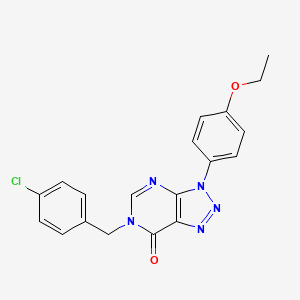 6-(4-chlorobenzyl)-3-(4-ethoxyphenyl)-3H-[1,2,3]triazolo[4,5-d]pyrimidin-7(6H)-one
