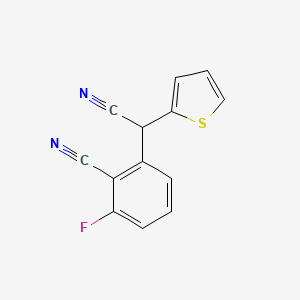 2-[Cyano(2-thienyl)methyl]-6-fluorobenzenecarbonitrile