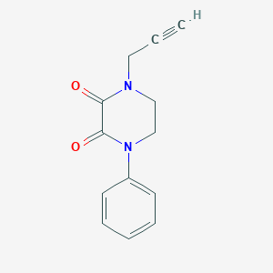1-Phenyl-4-prop-2-ynylpiperazine-2,3-dione