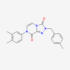 7-(3,4-dimethylphenyl)-2-(4-methylbenzyl)-[1,2,4]triazolo[4,3-a]pyrazine-3,8(2H,7H)-dione
