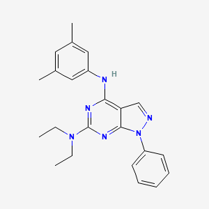 N4-(3,5-dimethylphenyl)-N6,N6-diethyl-1-phenyl-1H-pyrazolo[3,4-d]pyrimidine-4,6-diamine