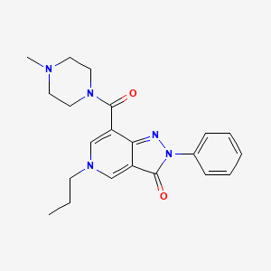 7-(4-methylpiperazine-1-carbonyl)-2-phenyl-5-propyl-2H-pyrazolo[4,3-c]pyridin-3(5H)-one