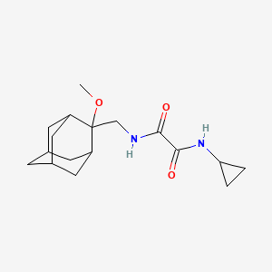 molecular formula C17H26N2O3 B2956677 N-cyclopropyl-N'-[(2-methoxyadamantan-2-yl)methyl]ethanediamide CAS No. 1796946-55-8