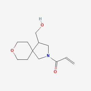 1-[4-(Hydroxymethyl)-8-oxa-2-azaspiro[4.5]decan-2-yl]prop-2-en-1-one