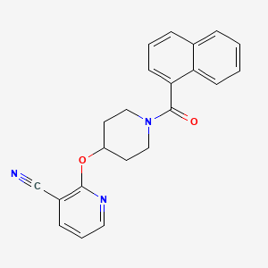 2-((1-(1-Naphthoyl)piperidin-4-yl)oxy)nicotinonitrile
