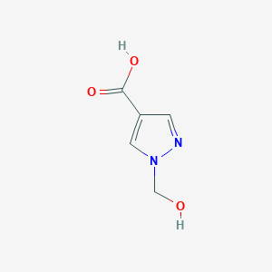 1-(hydroxymethyl)-1H-pyrazole-4-carboxylic acid