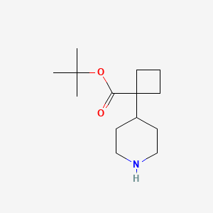 Tert-butyl 1-piperidin-4-ylcyclobutane-1-carboxylate