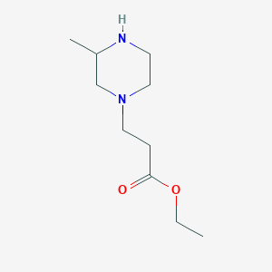 Ethyl 3-(3-methylpiperazin-1-yl)propanoate