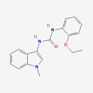 molecular formula C18H19N3O2 B2956751 1-(2-乙氧基苯基)-3-(1-甲基-1H-吲哚-3-基)脲 CAS No. 941968-78-1