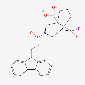 3-(9H-Fluoren-9-ylmethoxycarbonyl)-9,9-difluoro-3-azabicyclo[3.3.1]nonane-1-carboxylic acid