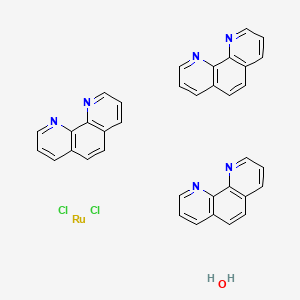 molecular formula C12H10Cl2N2ORu B2956959 Dichlorotris(1,10-phenanthroline)ruthenium(II) hydrate CAS No. 207802-45-7