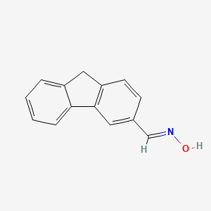 molecular formula C14H11NO B2957028 9H-fluorene-3-carbaldehyde oxime CAS No. 909236-15-3