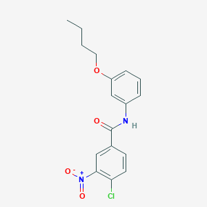 N-(3-butoxyphenyl)-4-chloro-3-nitrobenzamide