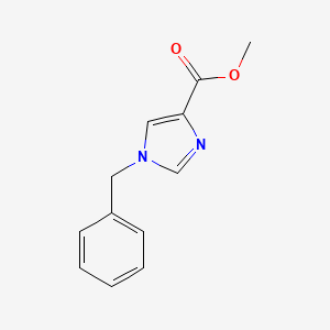 molecular formula C12H12N2O2 B2957217 methyl 1-benzyl-1H-imidazole-4-carboxylate CAS No. 74294-73-8
