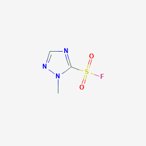 molecular formula C3H4FN3O2S B2957242 2-Methyl-1,2,4-triazole-3-sulfonyl fluoride CAS No. 2301793-21-3