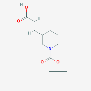 3-(1-(tert-Butoxycarbonyl)piperidin-3-yl)acrylic acid