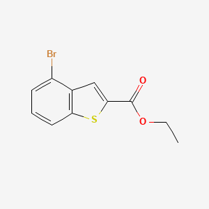 molecular formula C11H9BrO2S B2957346 Ethyl 4-bromo-1-benzothiophene-2-carboxylate CAS No. 93103-82-3