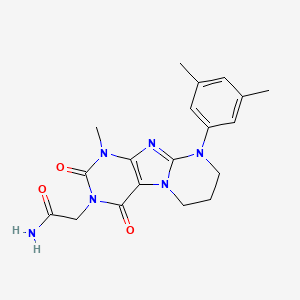 2-[9-(3,5-dimethylphenyl)-1-methyl-2,4-dioxo-7,8-dihydro-6H-purino[7,8-a]pyrimidin-3-yl]acetamide
