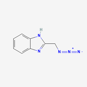 molecular formula C8H7N5 B2957453 2-(azidomethyl)-1H-benzo[d]imidazole CAS No. 66894-26-6