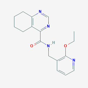 molecular formula C17H20N4O2 B2957470 N-[(2-Ethoxypyridin-3-yl)methyl]-5,6,7,8-tetrahydroquinazoline-4-carboxamide CAS No. 2415487-95-3
