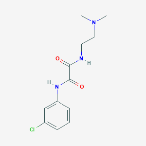 molecular formula C12H16ClN3O2 B2957520 N1-(3-chlorophenyl)-N2-(2-(dimethylamino)ethyl)oxalamide CAS No. 886899-90-7