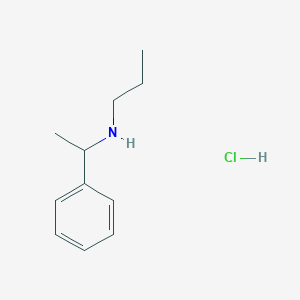 molecular formula C11H18ClN B2957700 N-(1-Phenylethyl)-1-propanamine hydrochloride CAS No. 149499-66-1