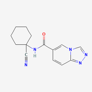 N-(1-Cyanocyclohexyl)-[1,2,4]triazolo[4,3-a]pyridine-6-carboxamide