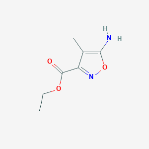molecular formula C7H10N2O3 B2957989 Ethyl 5-amino-4-methyl-1,2-oxazole-3-carboxylate CAS No. 87529-17-7