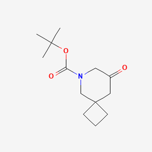 molecular formula C13H21NO3 B2958014 Tert-butyl 8-oxo-6-azaspiro[3.5]nonane-6-carboxylate CAS No. 2090734-62-4