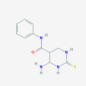 4-amino-N-phenyl-2-sulfanylidene-1,2-dihydropyrimidine-5-carboxamide