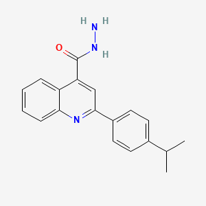 2-(4-Isopropylphenyl)quinoline-4-carbohydrazide