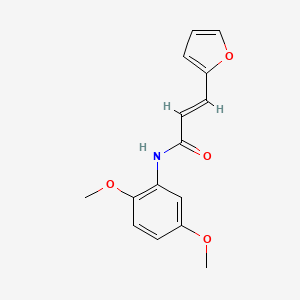 (2E)-N-(2,5-dimethoxyphenyl)-3-(furan-2-yl)prop-2-enamide