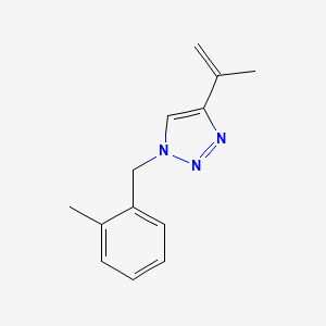 1-[(2-Methylphenyl)methyl]-4-prop-1-en-2-yltriazole