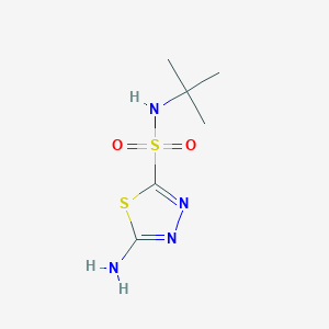 5-amino-N-tert-butyl-1,3,4-thiadiazole-2-sulfonamide