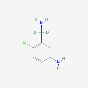 3-[Amino(dideuterio)methyl]-4-chloroaniline