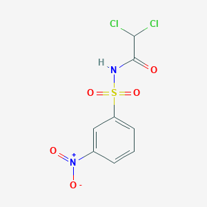 2,2-dichloro-N-(3-nitrophenyl)sulfonylacetamide