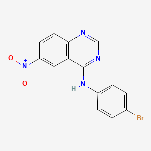 N-(4-Bromophenyl)-6-nitroquinazolin-4-amine