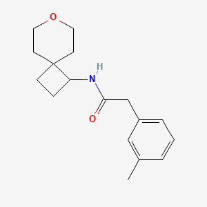 N-(7-oxaspiro[3.5]nonan-1-yl)-2-(m-tolyl)acetamide