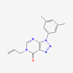 B2958095 3-(3,5-Dimethylphenyl)-6-prop-2-enyltriazolo[4,5-d]pyrimidin-7-one CAS No. 872591-23-6