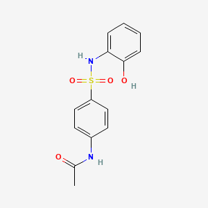 N-(4-{[(2-hydroxyphenyl)amino]sulfonyl}phenyl)acetamide