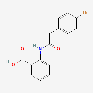 2-[2-(4-Bromophenyl)acetamido]benzoic acid