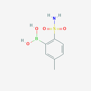 (5-Methyl-2-sulfamoylphenyl)boronic acid