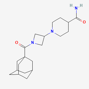 1-(1-((3r,5r,7r)-Adamantane-1-carbonyl)azetidin-3-yl)piperidine-4-carboxamide