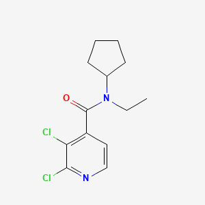 2,3-dichloro-N-cyclopentyl-N-ethylpyridine-4-carboxamide